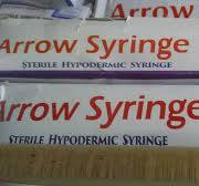 سرنجات أرو 3 سم كبار(250 قطعة)